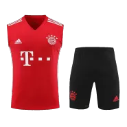 Bayern Munich Sleeveless Training Kit (Top+Shorts) 2023/24 - bestfootballkits