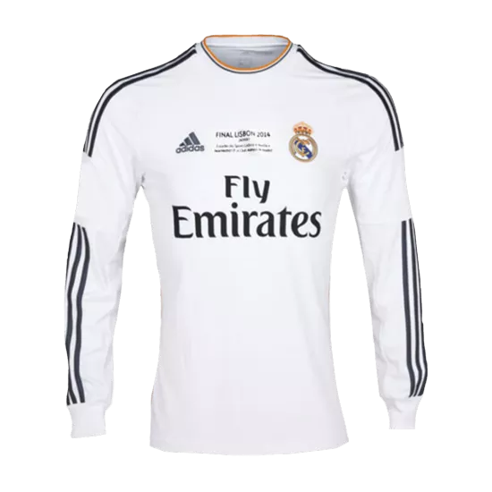 Real Madrid Classic Football Shirt Home Long Sleeve 2013/14 - bestfootballkits
