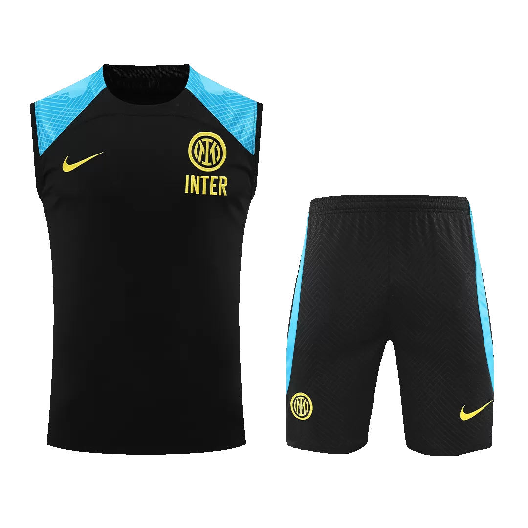Inter Milan Sleeveless Training Kit (Top+Shorts) 2023/24