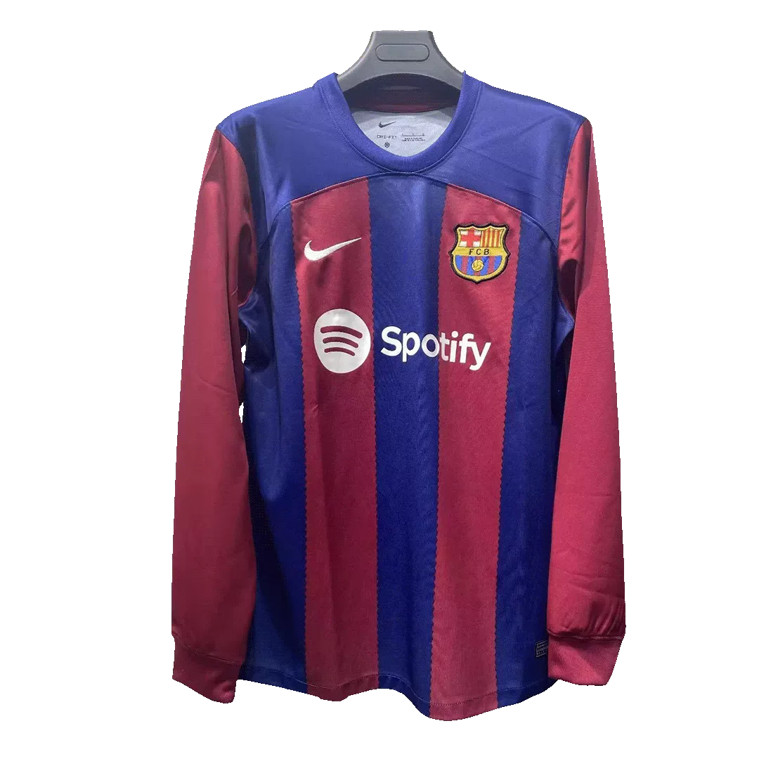 Barcelona Long Sleeve Football Shirt Home 2023/24