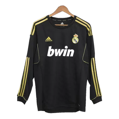 Real Madrid Classic Football Shirt Away Long Sleeve 2011/12 - bestfootballkits