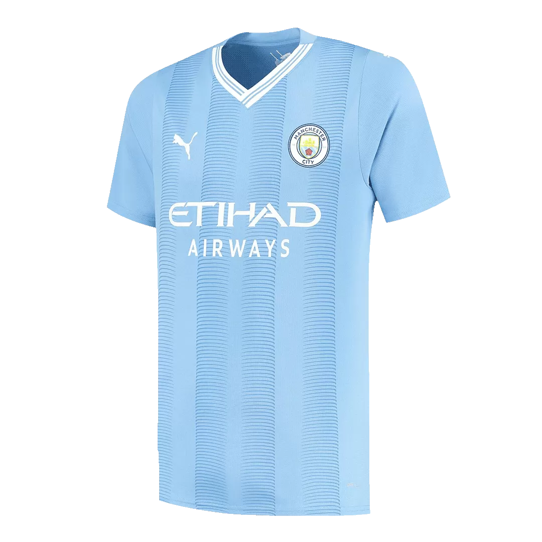 HAALAND #9 Manchester City Football Shirt Home 2023/24 - UCL - bestfootballkits