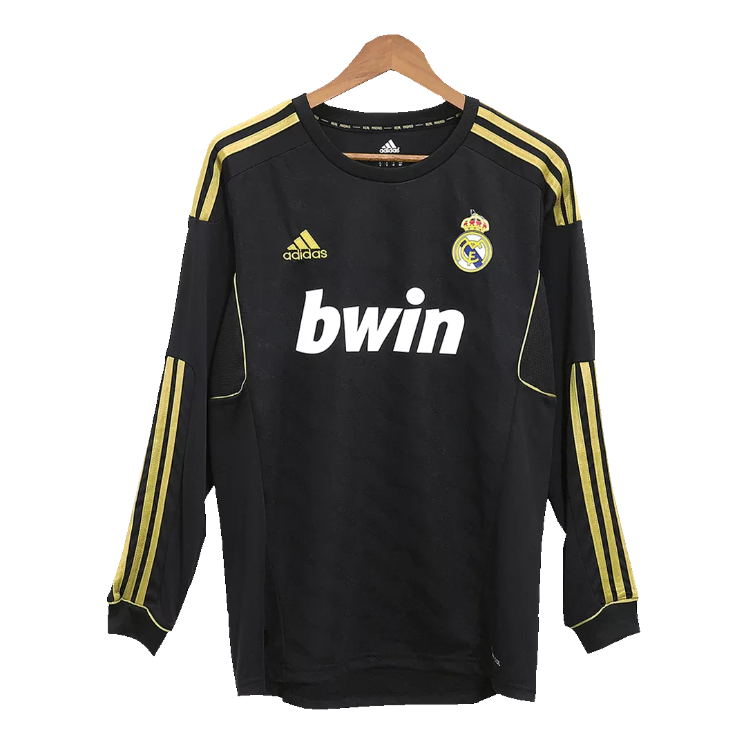 Real Madrid Classic Football Shirt Away Long Sleeve 2011/12