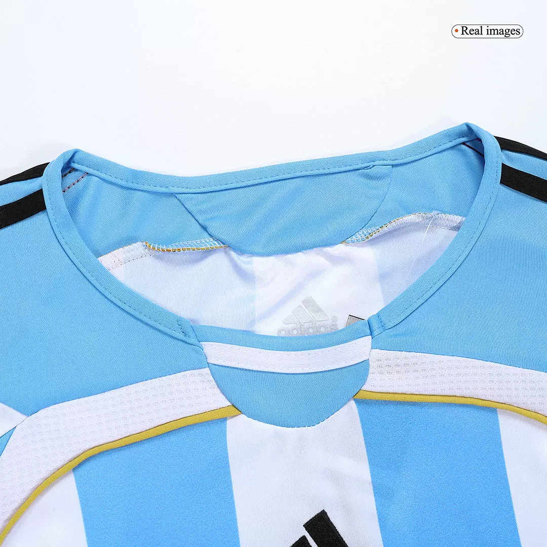 Argentina Classic Football Shirt Home Long Sleeve 2006 - bestfootballkits