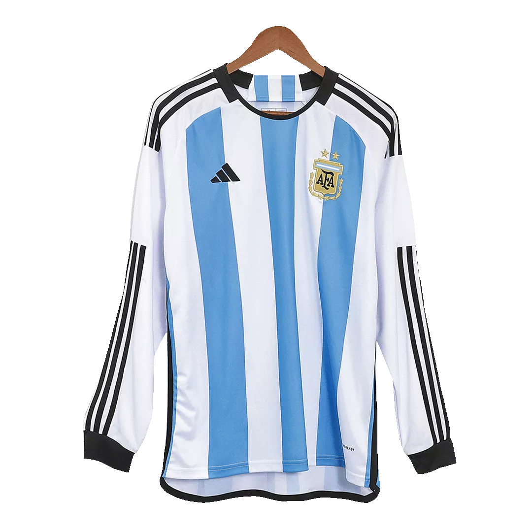 Argentina Long Sleeve Football Shirt Home 2022