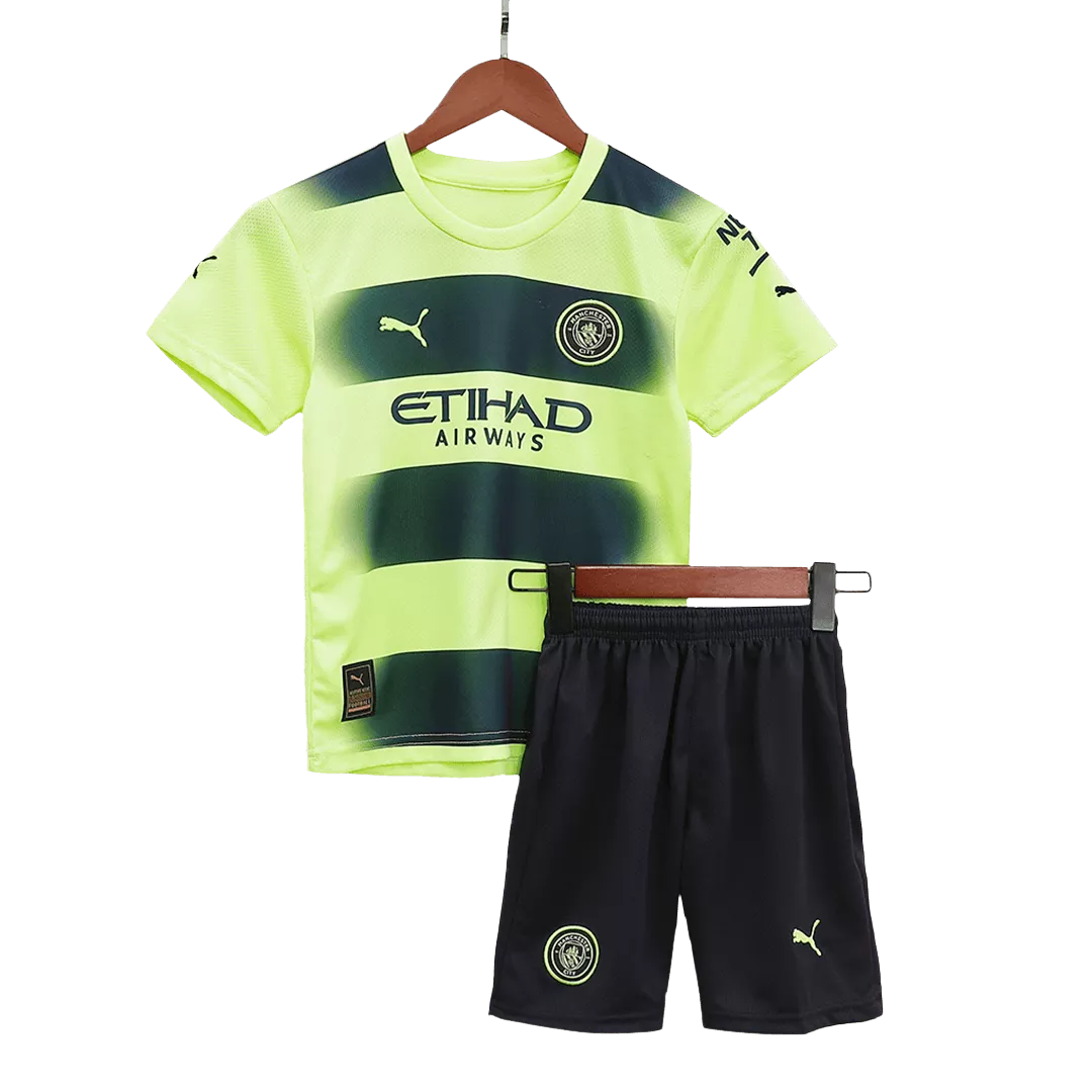 Manchester City Football Mini Kit (Shirt+Shorts) Third Away 2022/23