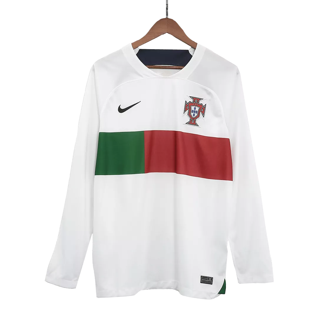 Portugal Long Sleeve Football Shirt Away 2022