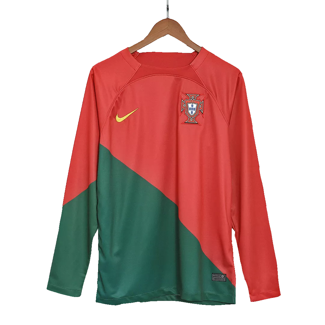 Portugal Long Sleeve Football Shirt Home 2022