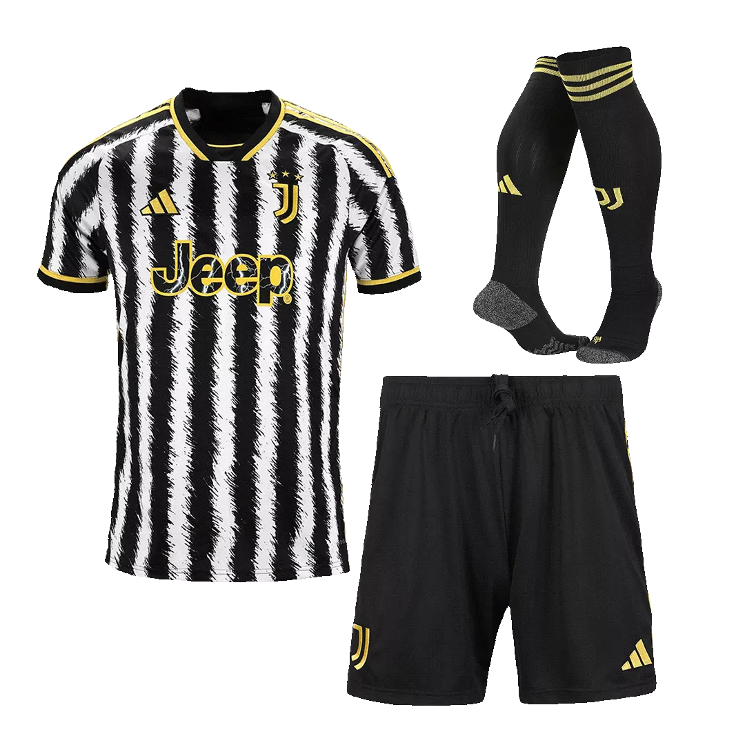 Juventus Football Kit (Shirt+Shorts+Socks) Home 2023/24