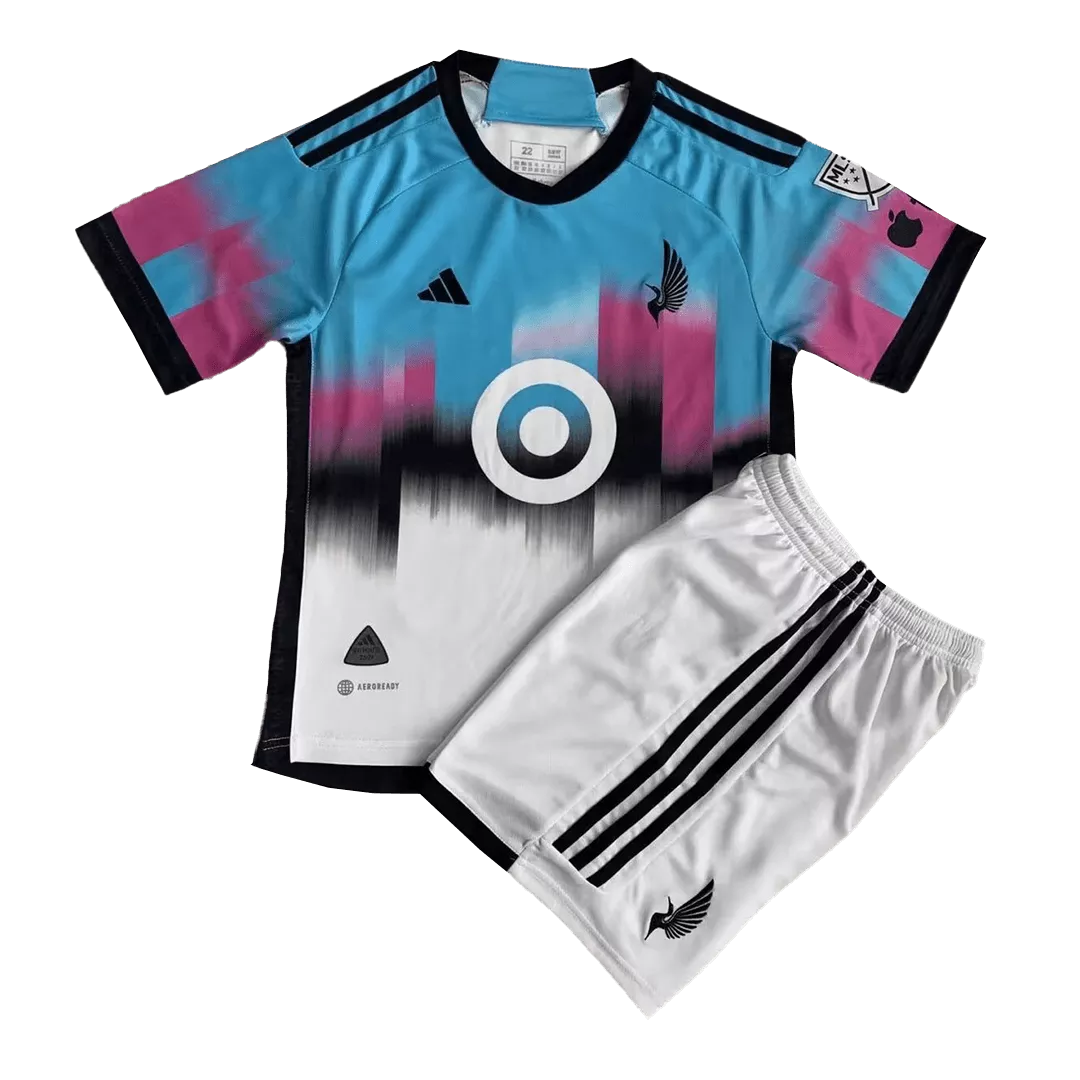 Minnesota United FC Football Mini Kit (Shirt+Shorts) Away 2023
