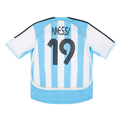 MESSI #19 Argentina Classic Football Shirt Home 2006 - bestfootballkits