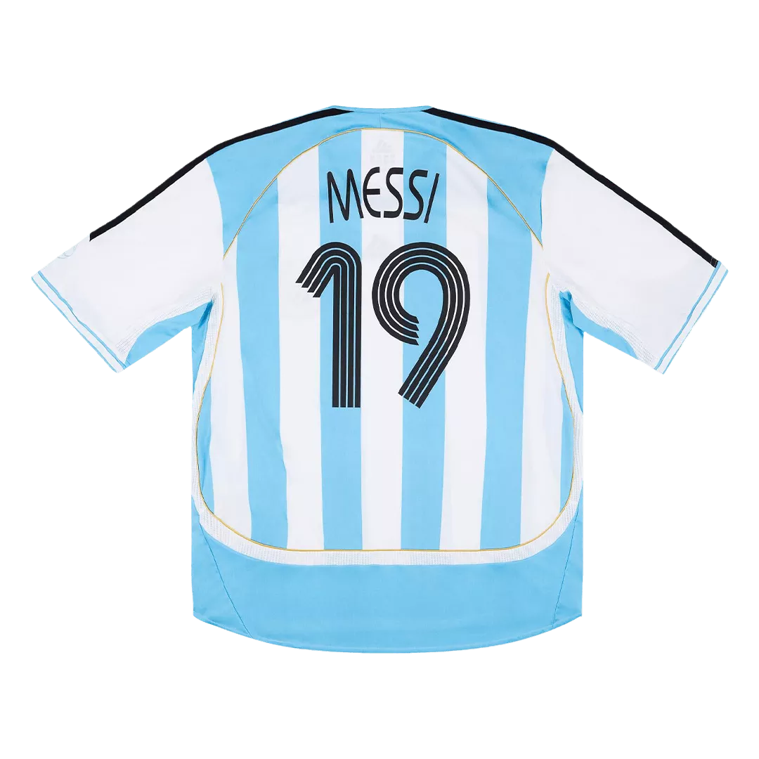 MESSI #19 Argentina Classic Football Shirt Home 2006