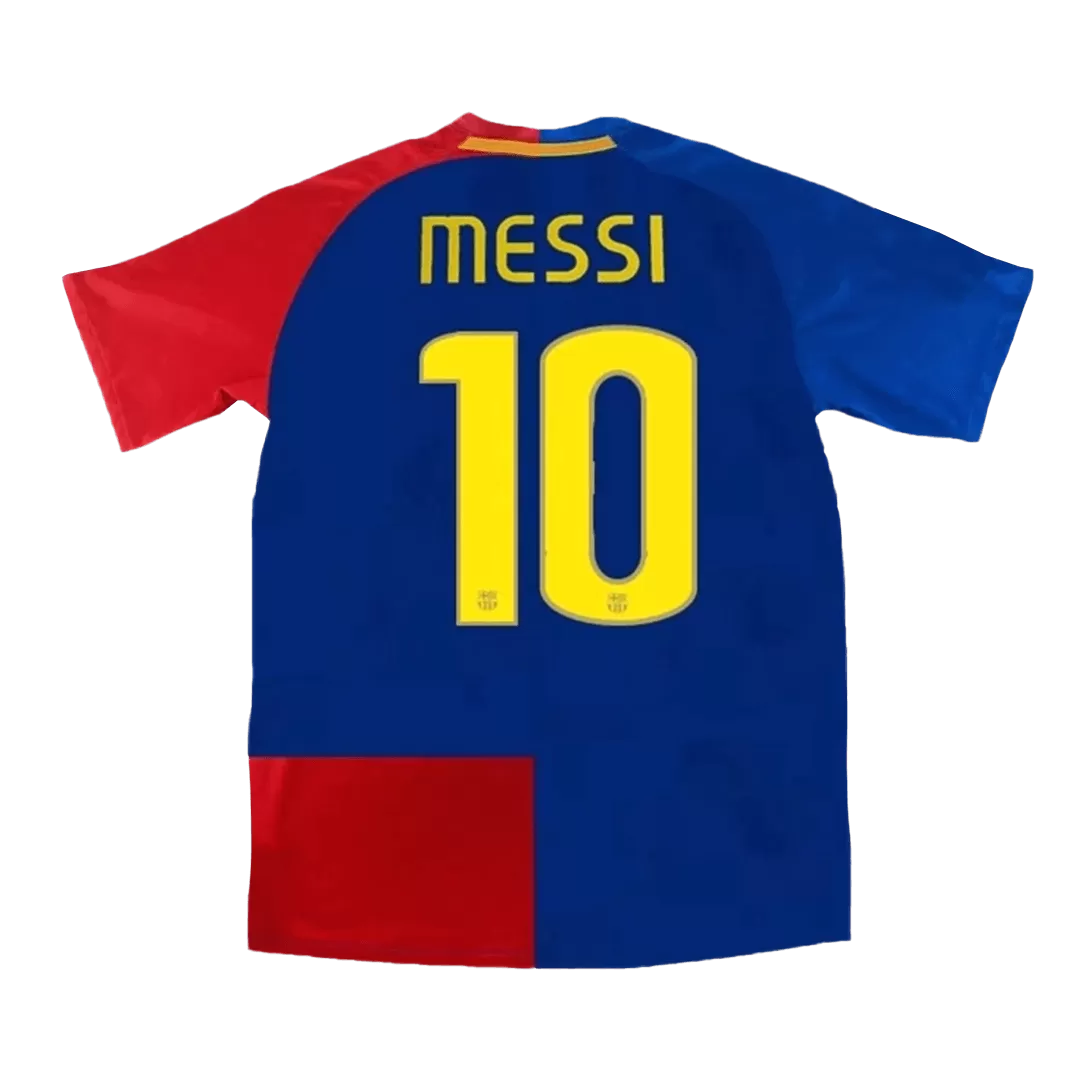 MESSI #10 Barcelona Classic Football Shirt Home 2008/09 - UCL