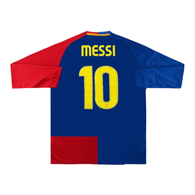 MESSI #10 Barcelona Classic Football Shirt Home Long Sleeve 2008/09 - UCL Final - bestfootballkits