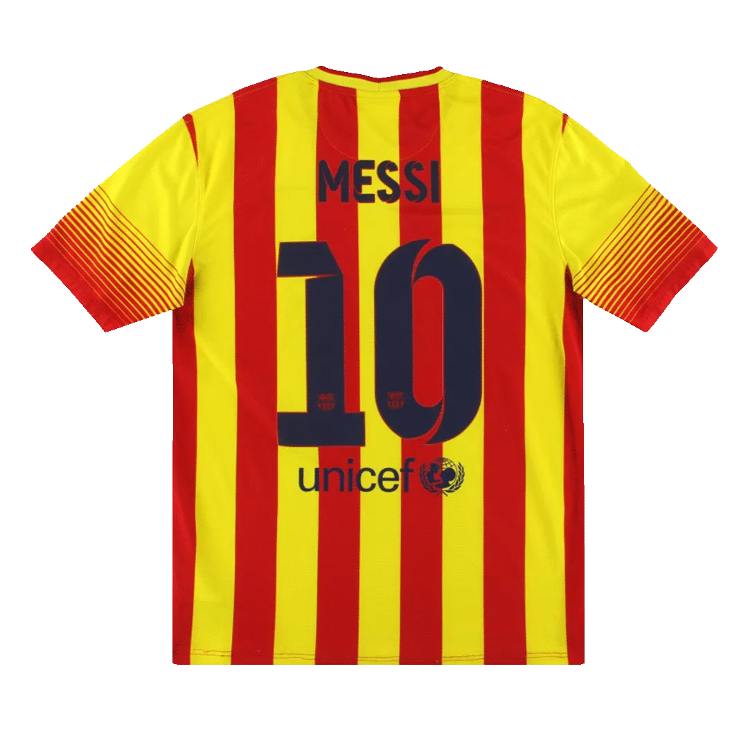 MESSI #10 Barcelona Classic Football Shirt Away 2013/14