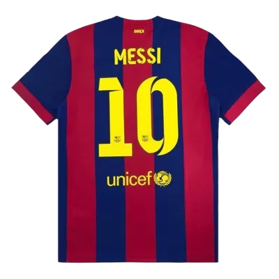 MESSI #10 Barcelona Classic Football Shirt Home 2014/15 - bestfootballkits