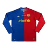 MESSI #10 Barcelona Classic Football Shirt Home Long Sleeve 2008/09 - UCL - bestfootballkits