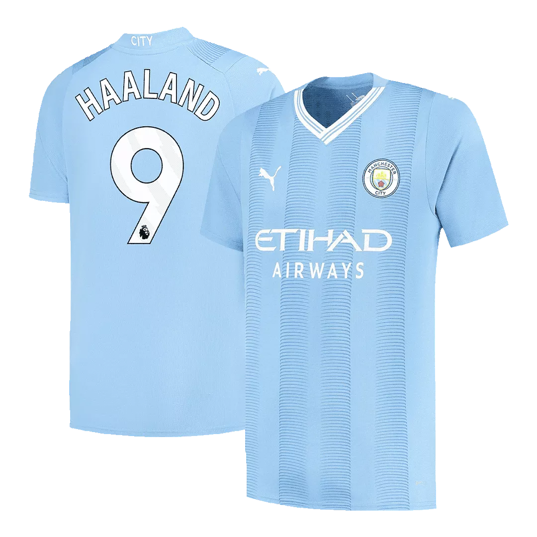 HAALAND #9 Manchester City Football Shirt Home 2023/24
