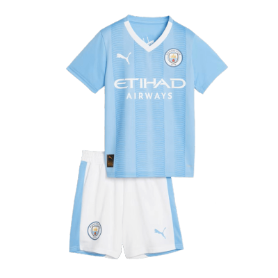 Manchester City Football Mini Kit (Shirt+Shorts) Home 2023/24 - bestfootballkits