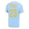 Authentic Manchester City CHAMPIONS OF EUROPE #23 Football Shirt Home 2023/24 - bestfootballkits