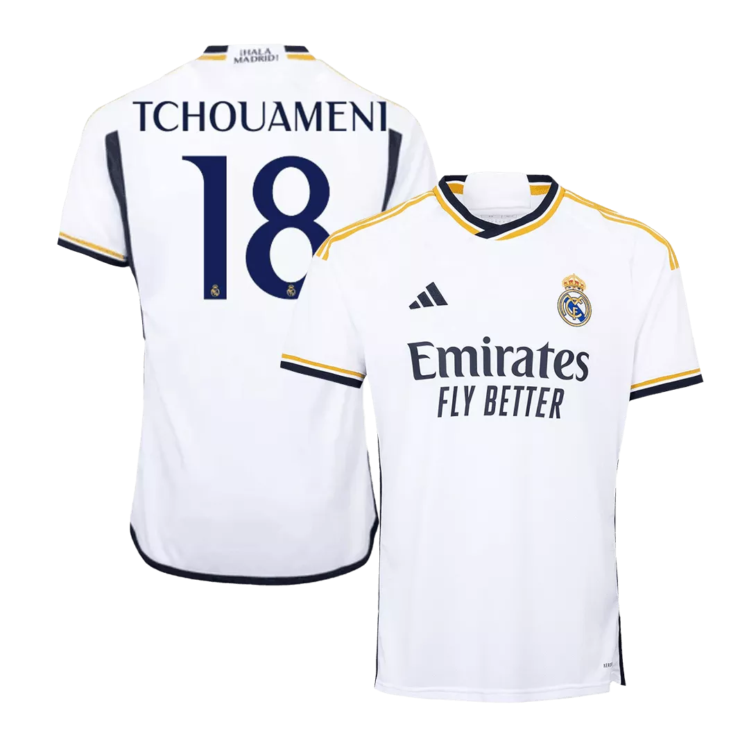 TCHOUAMENI #18 Real Madrid Football Shirt Home 2023/24
