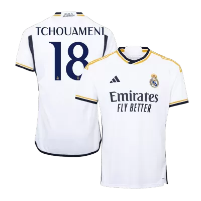 TCHOUAMENI #18 Real Madrid Football Shirt Home 2023/24 - bestfootballkits