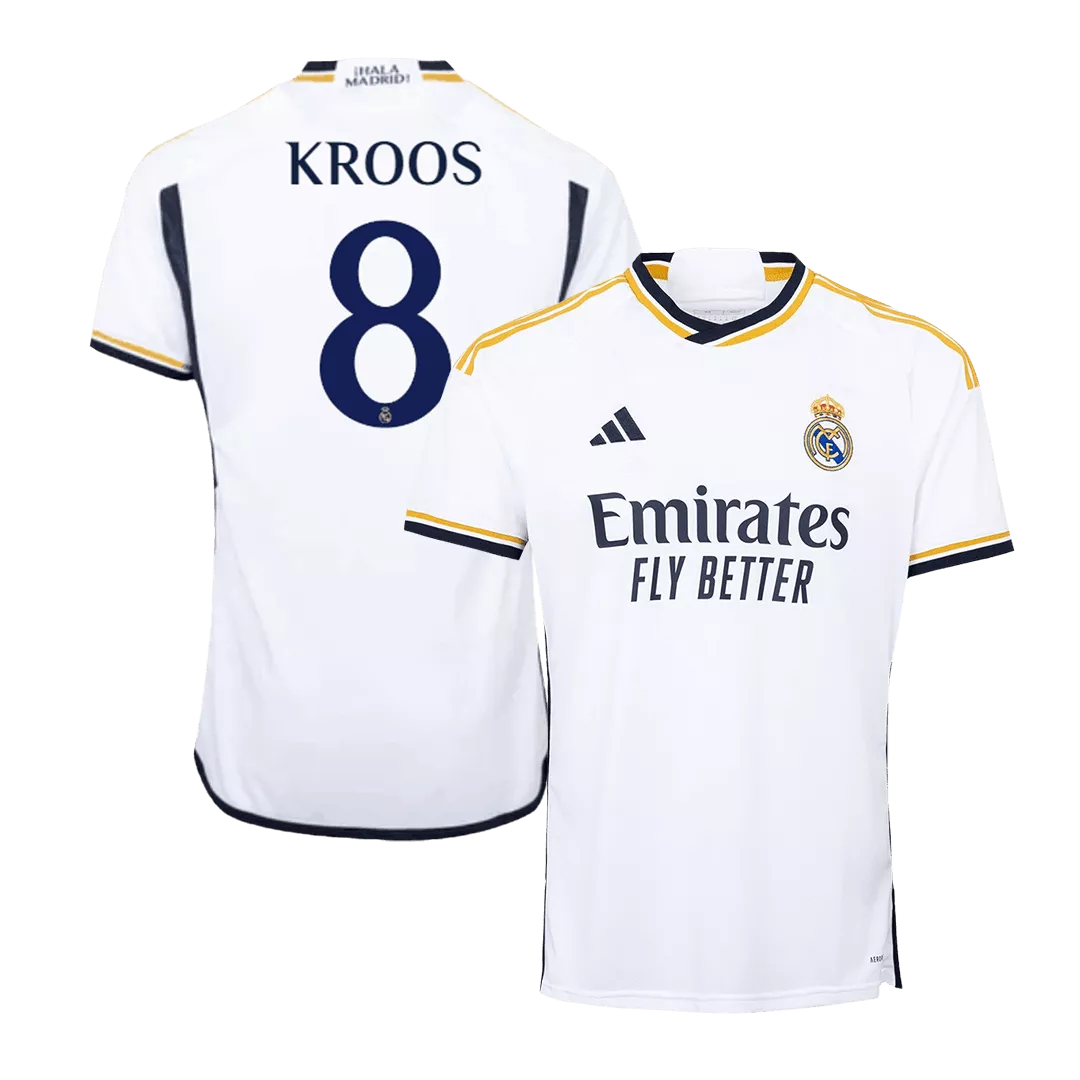 KROOS #8 Real Madrid Football Shirt Home 2023/24