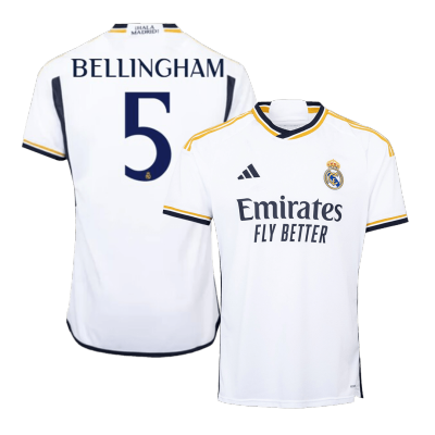 BELLINGHAM #5 Real Madrid Football Shirt Home 2023/24 - bestfootballkits