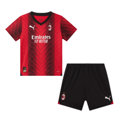 AC Milan Football Mini Kit (Shirt+Shorts) Home 2023/24 - bestfootballkits