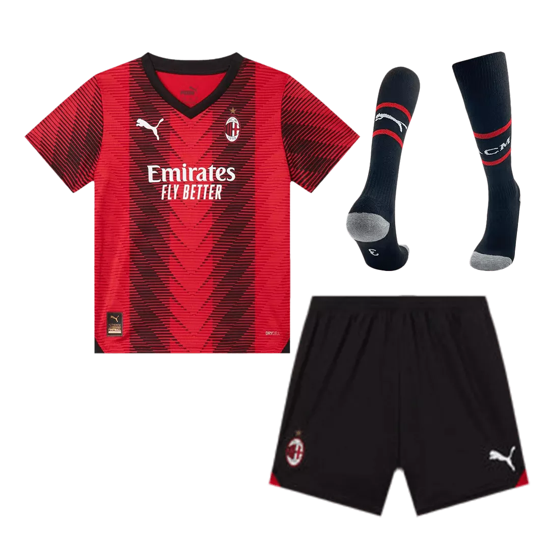 AC Milan Football Mini Kit (Shirt+Shorts+Socks) Home 2023/24