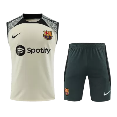 Barcelona Sleeveless Training Kit (Top+Shorts) 2023/24 - bestfootballkits