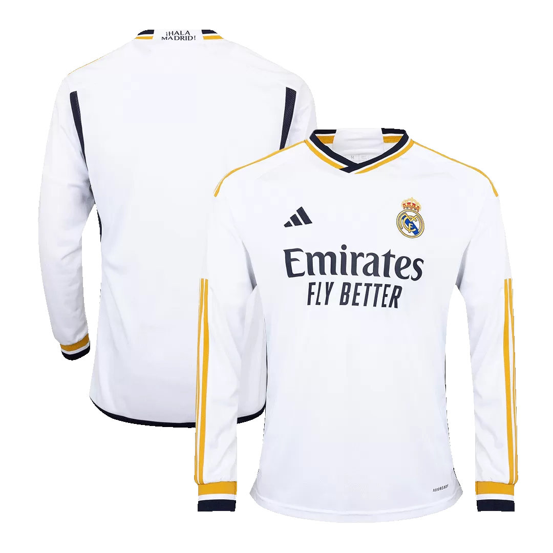 Real Madrid Long Sleeve Football Shirt Home 2023/24 - bestfootballkits