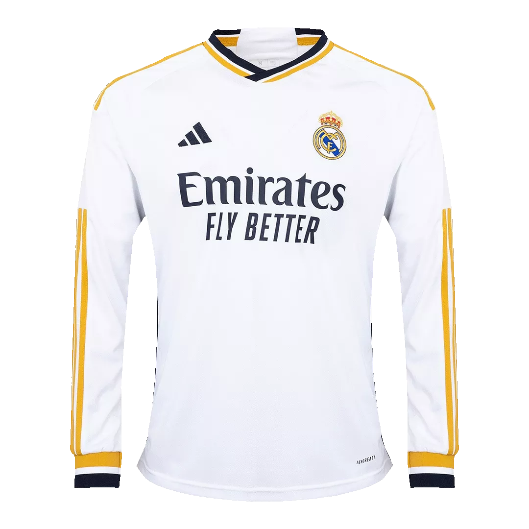 Real Madrid Long Sleeve Football Shirt Home 2023/24