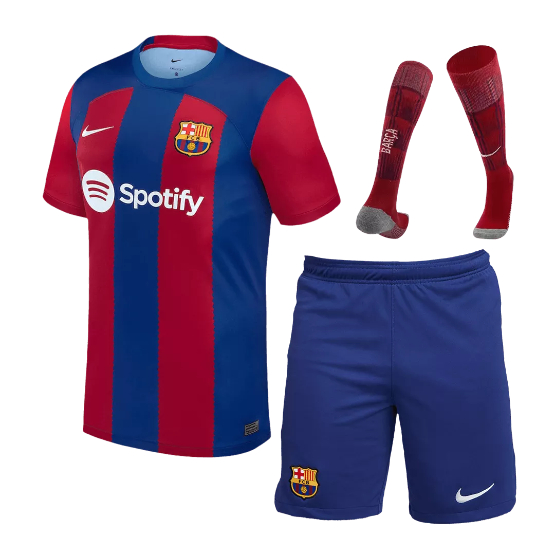 Barcelona Football Kit (Shirt+Shorts+Socks) Home 2023/24