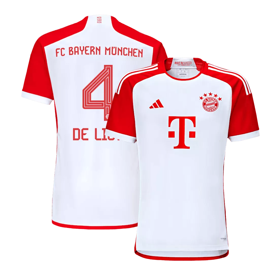 DE LIGT #4 Bayern Munich Football Shirt Home 2023/24