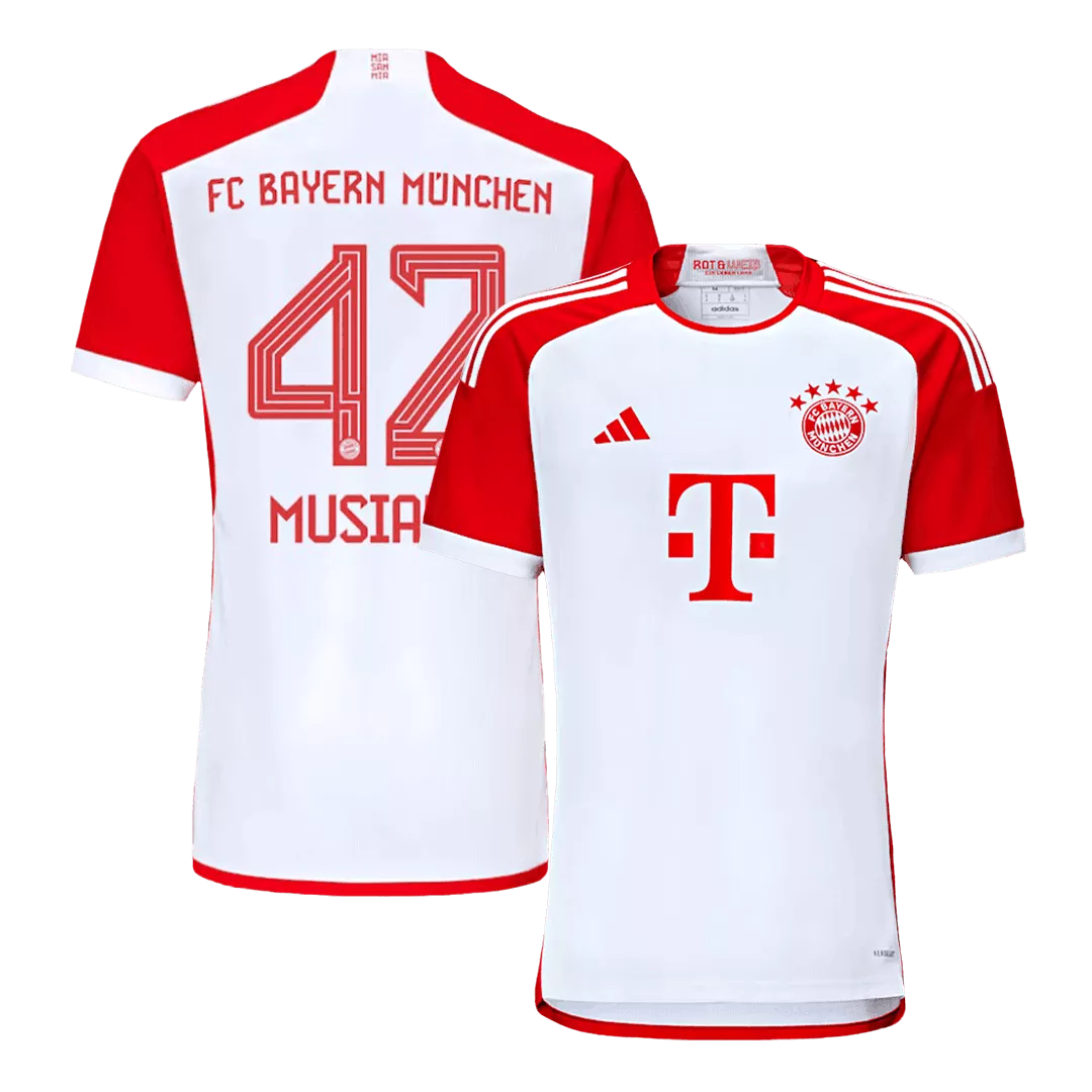 MUSIALA #42 Bayern Munich Football Shirt Home 2023/24