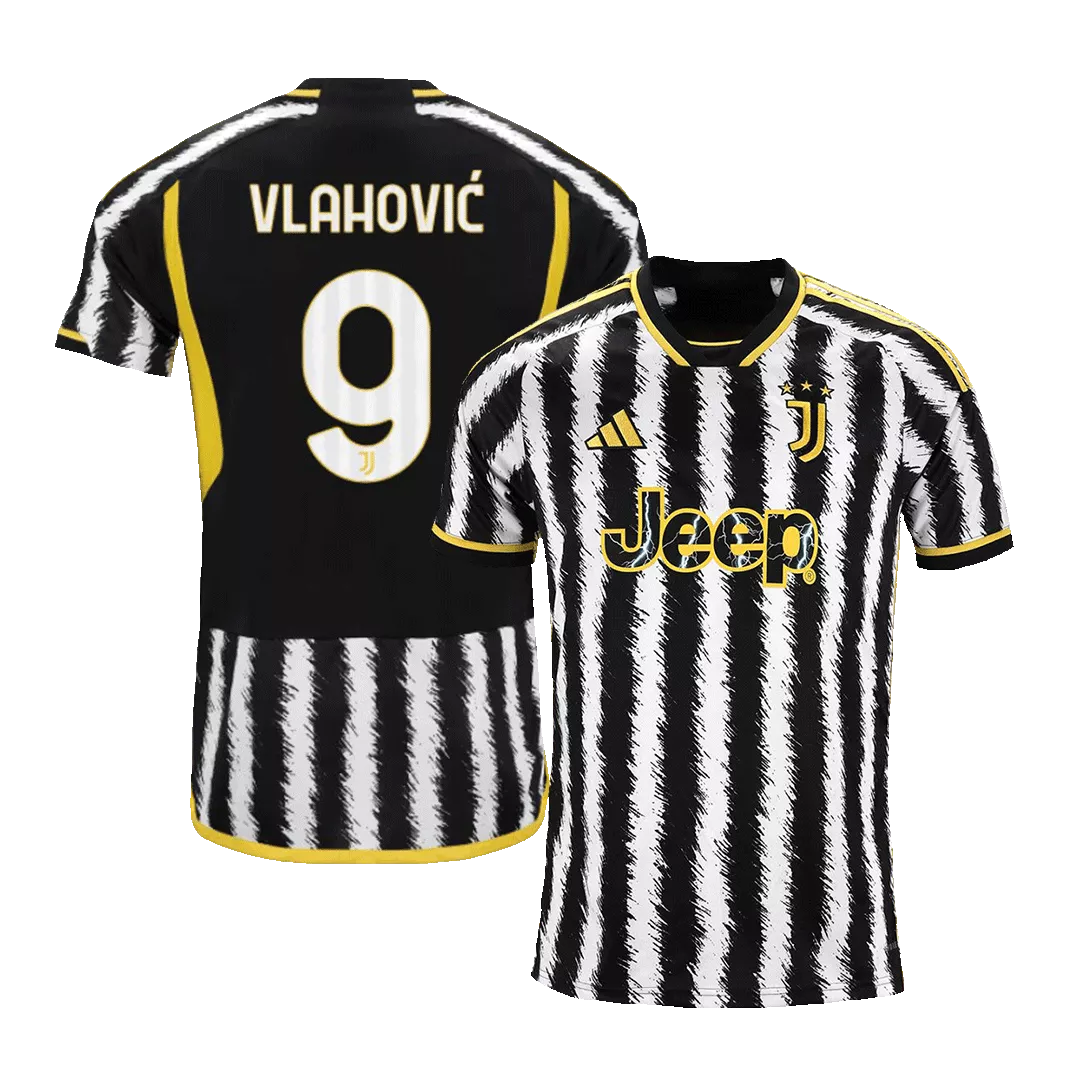 VLAHOVIĆ #9 Juventus Football Shirt Home 2023/24