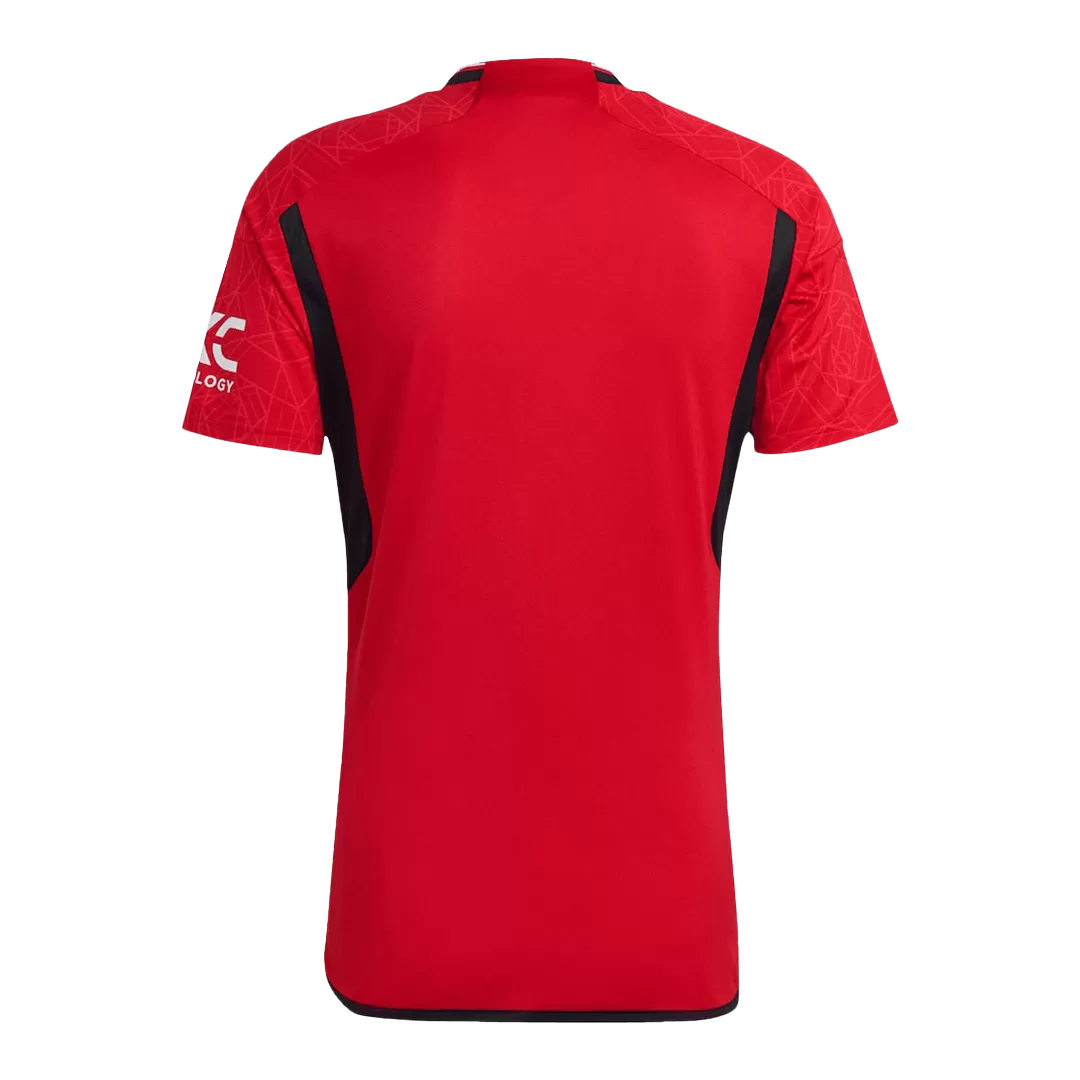 B.FERNANDES #8 Manchester United Football Shirt Home 2023/24 - UCL - bestfootballkits