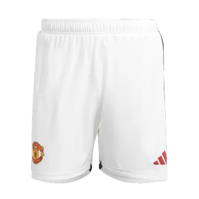 Authentic Manchester United Football Shorts Home 2023/24 - bestfootballkits