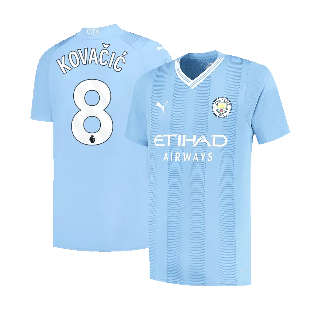 KOVAČIĆ #8 Manchester City Football Shirt Home 2023/24