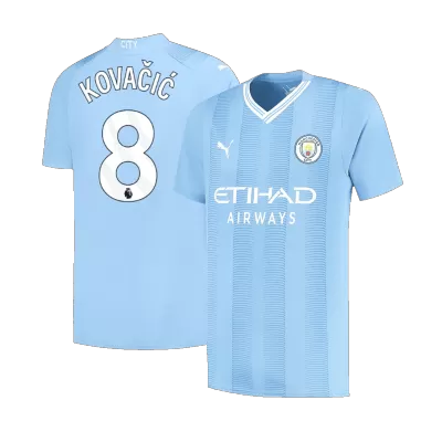 KOVAČIĆ #8 Manchester City Football Shirt Home 2023/24 - bestfootballkits