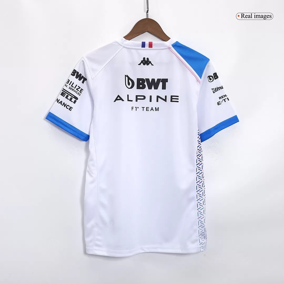BWT Alpine F1 Team Polo Shirt White 2023 - bestfootballkits