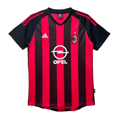 AC Milan Classic Football Shirt Home 2002/03 - bestfootballkits