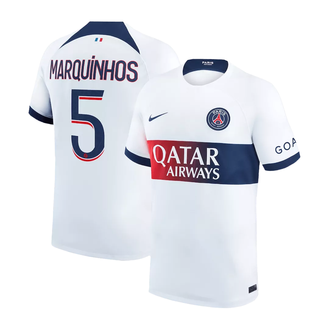 MARQUINHOS #5 PSG Football Shirt Away 2023/24