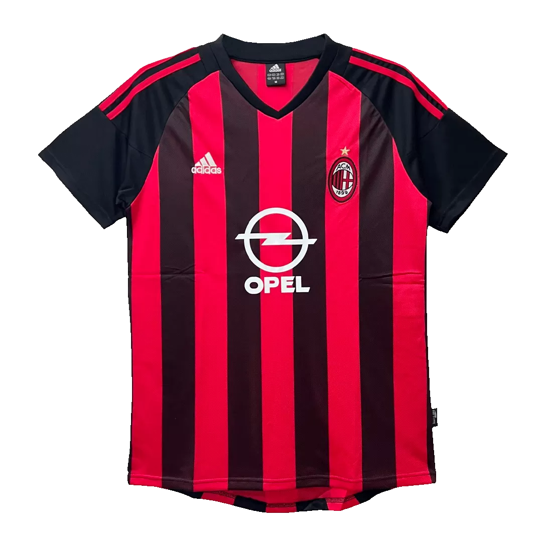 AC Milan Classic Football Shirt Home 2002/03