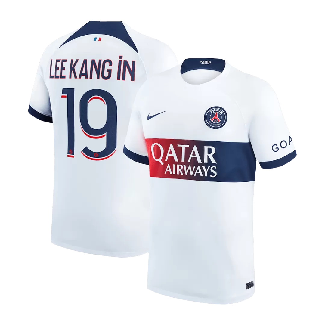 LEE KANG IN #19 PSG Football Shirt Away 2023/24