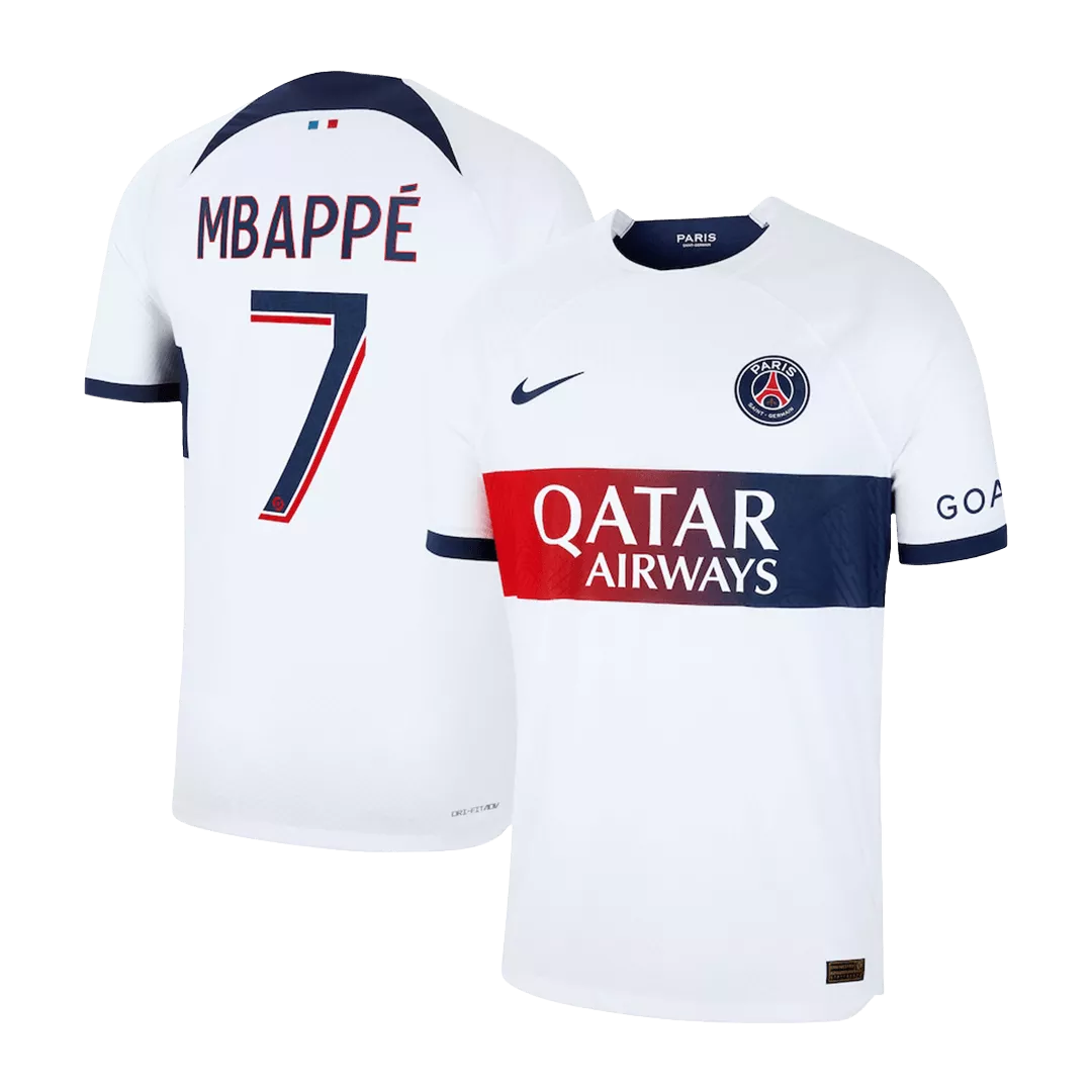 Authentic MBAPPÉ #7 PSG Football Shirt Away 2023/24