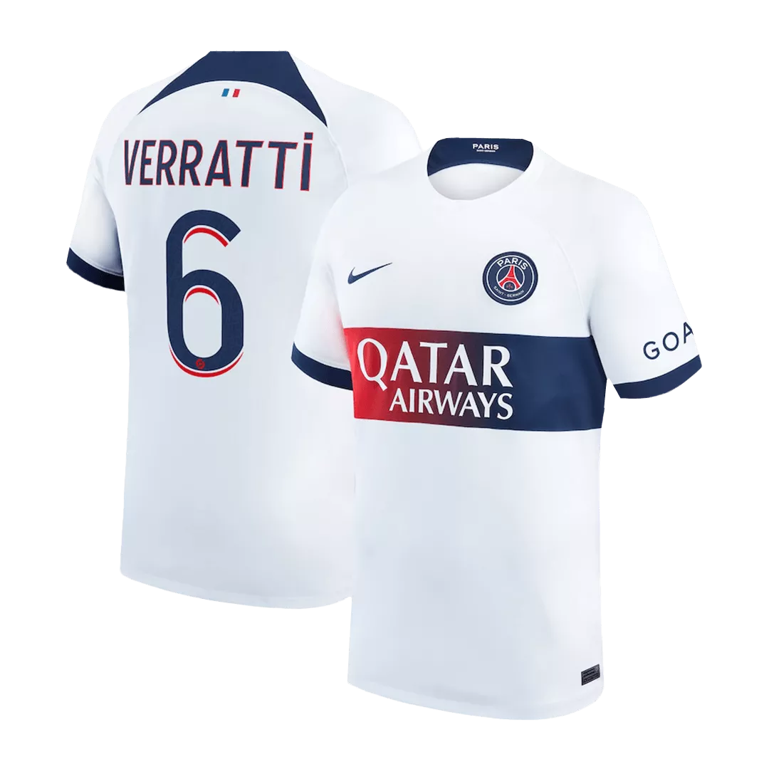 VERRATTI #6 PSG Football Shirt Away 2023/24