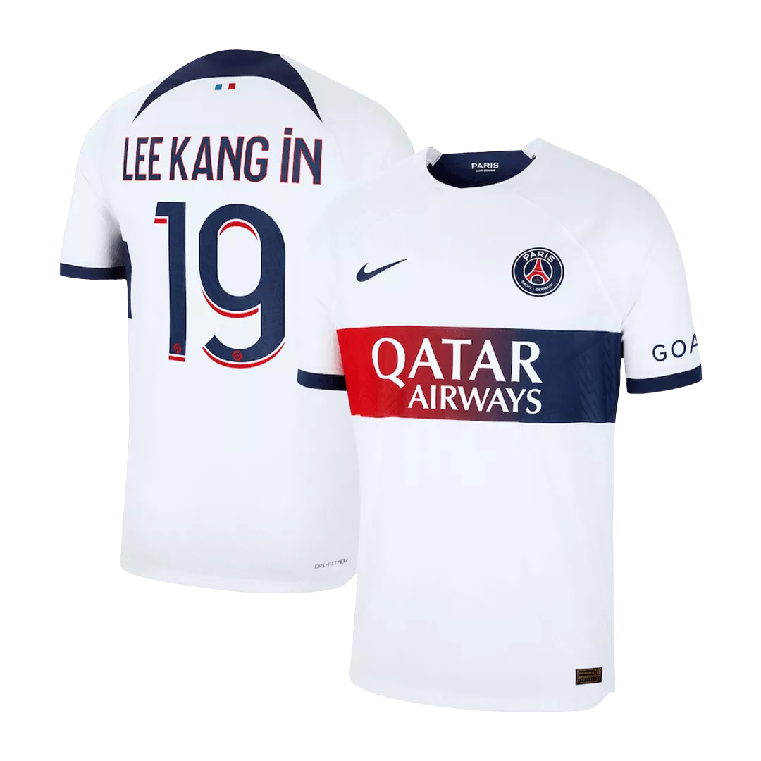 Authentic LEE KANG IN #19 PSG Football Shirt Away 2023/24