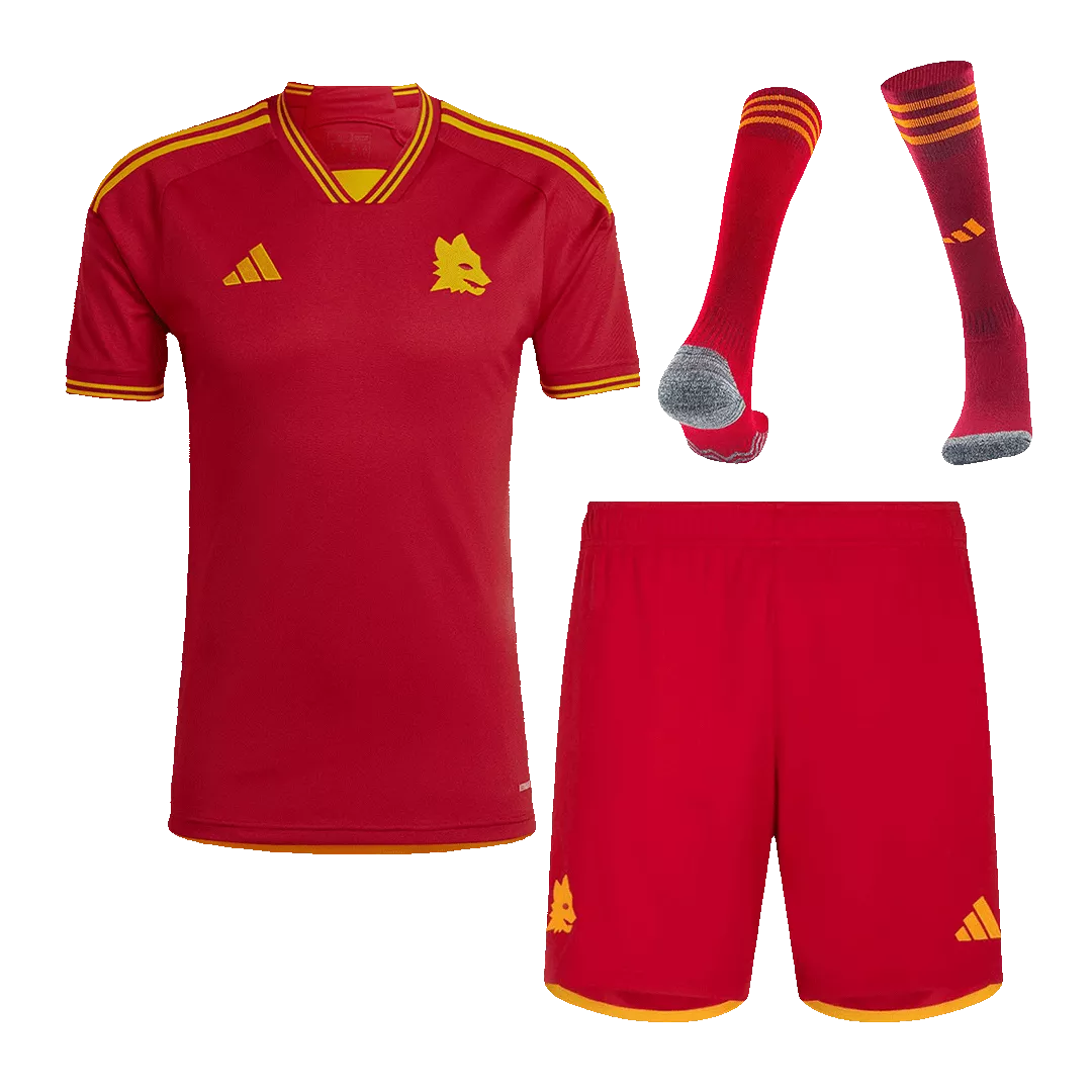 Roma Football Kit (Shirt+Shorts+Socks) Home 2023/24